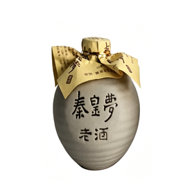 【特产】J秦皇梦老酒52度100ml浓香型白酒(小圆坛)