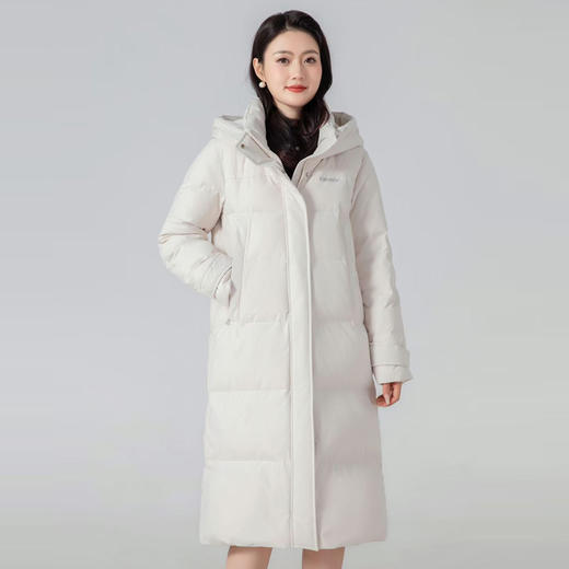 【反季特惠】【90白鸭绒 长款】COMBO康博 女士中长款厚实保暖羽绒服KBX22GM77186262 商品图8