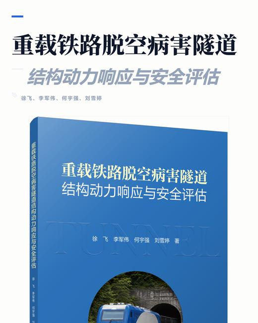 重载铁路脱空病害隧道结构动力响应与安全评估 商品图2