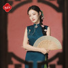 逸红颜《珐粹》26年夏新款纯色暗纹提花真丝香云纱国风素雅旗袍女 商品缩略图1