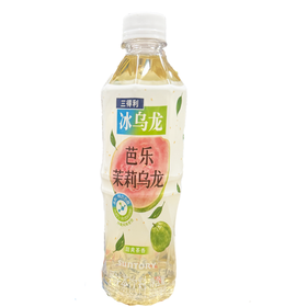三得利500ml芭乐茉莉乌龙果味茶