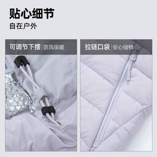 【达】诺诗兰 轻逸男/女式Primaloft立领棉服 NPJEH2848S 商品图4