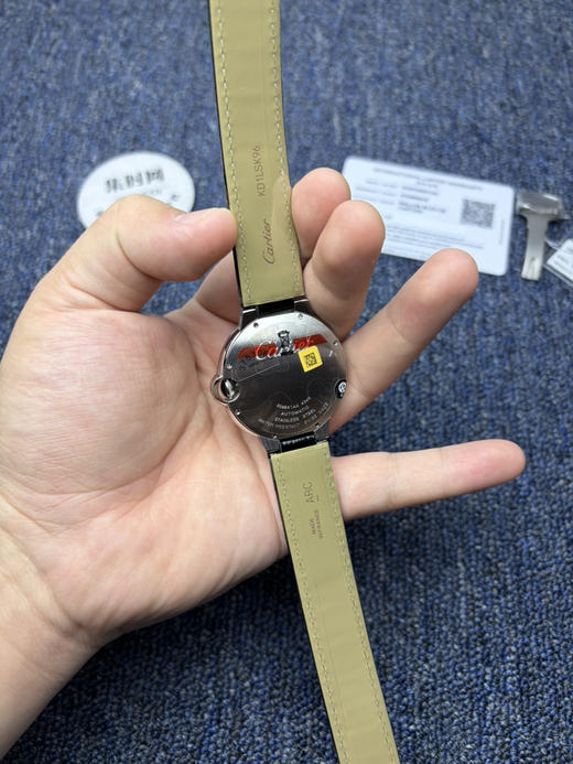 CR卡地亚蓝气球系列 蓝气球40系列男款 新尺寸40mm 罗马面 男士腕表 商品图6