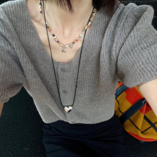LAZY CIRCLES 天然混石小象项链071710 商品图5