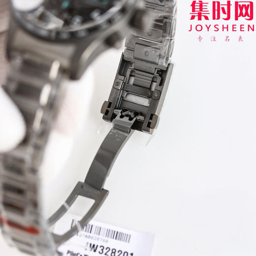 BLS万国飞行员计时系列 陶瓷飞行员 黑武士 飞行员计时双历 F1马石油车队 AMG马石油绿 男士腕表 表径41.1mm 原版开模 精益求精 商品图6