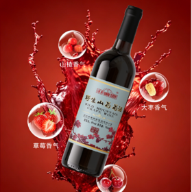 菲奢堡野生山葡萄酒｜中国本土甜红，8 度微醺不酸不涩