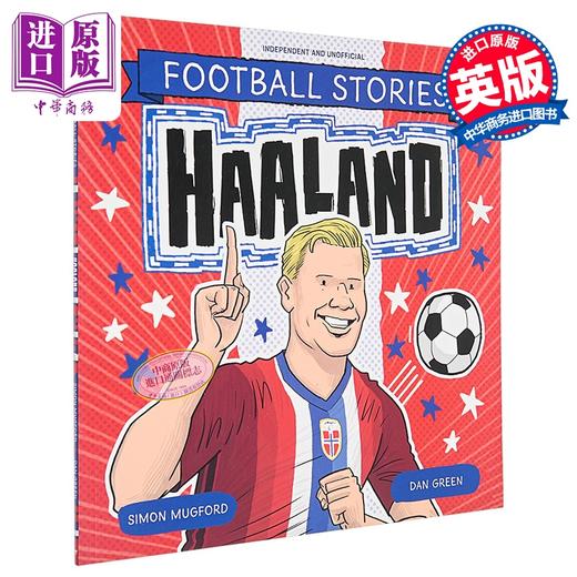 【中商原版】足球明星绘传 埃尔林.哈兰德 Football Stories Haaland 英文原版 儿童励志故事绘本 小球迷入门读物 进口童书 商品图0