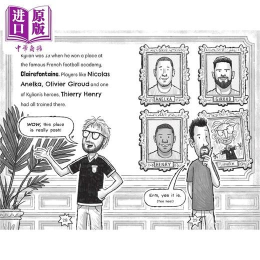 【中商原版】足球明星传 基利安·姆巴佩 Football Superstars Mbappe Rules 英文原版 进口童书 励志故事 小球迷读物 球星传 商品图3