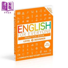 【中商原版】2024新版DK人人学英语练习册2 DK English for Everyone Practice Book Level 2 Beginner 英文原版 托福雅思备考