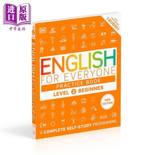 【中商原版】2024新版DK人人学英语练习册2 DK English for Everyone Practice Book Level 2 Beginner 英文原版 托福雅思备考 商品图0