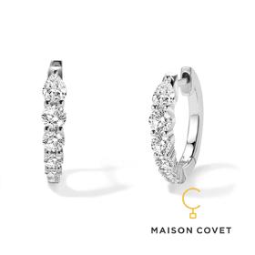 MAISON COVET  Hoop造型异形培育钻石耳环