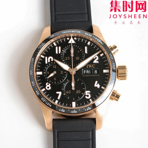 TW万国飞行员计时系列 陶瓷飞行员 透底设计 飞行员双历 玫金款 男士腕表 表径41mm 原版开模 精益求精 商品图1