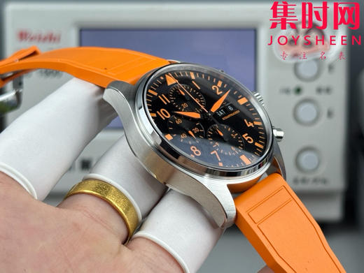 TWS万国新款飞行员计时系列IW377730“橙色风暴”男士腕表 表径43mm 商品图4
