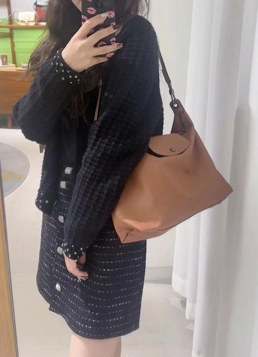 珑骧真皮hobo腋下包单肩托特包 商品图3