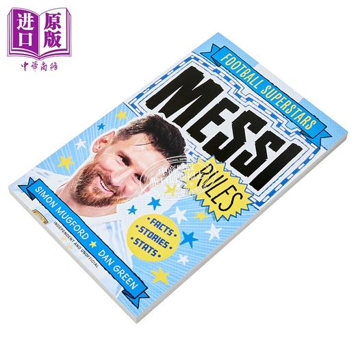 预售 【中商原版】足球明星传 梅西 Football Superstars Messi Rules 英文原版 人物传记读物 儿童绘本故事书 进口童书 6岁以上 商品图1