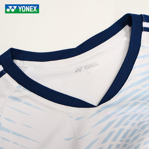 2026年新款YONEX尤尼克斯yy羽毛球服男女同款比赛系列透气速干短袖1104126BCR 商品图1