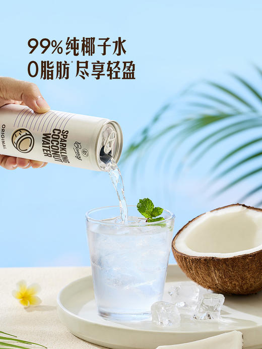 MM 山姆 椰子水气泡饮料 250ml*9/18罐 商品图5
