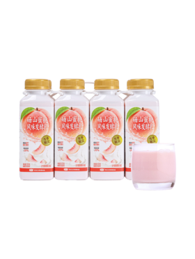 MM 山姆 君乐宝 砀山蜜桃风味发酵乳 300g*4/8瓶