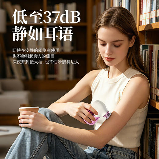 【下单送5种按摩头】peripop 小派派 迷你口袋筋膜枪 携带方便 低噪轻音 2色可选 商品图9