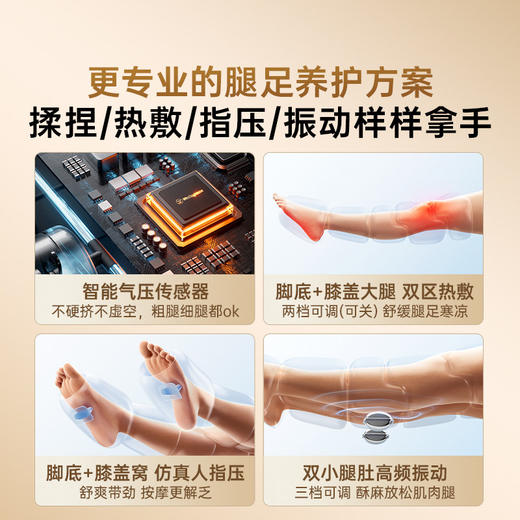 热卖中！送5包腿膜！【美国百年品牌】西屋L3空气波腿足按摩器 商品图5