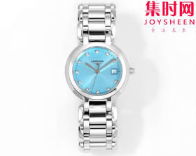 浪琴新款心月系列 银色之星 新尺寸30mm 女士石英腕表 表径30mm