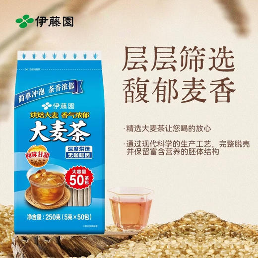 Costco 开市客 伊藤园大麦茶包 5g*100包/200包 商品图3
