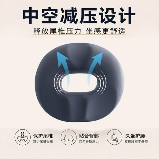 99任选2件【坐垫+腰靠】加倍生活 中空透气坐垫+腰靠组合 尾椎不压迫 腰部有支撑 办公/居家/开车久坐都合适 商品图1