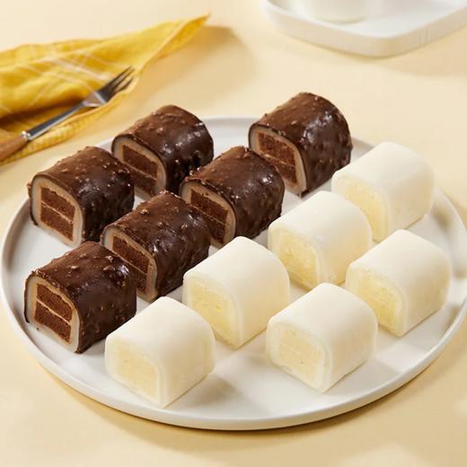 麦德龙 白玉卷双拼组合（原味+榛子巧克力味）12只装 商品图4