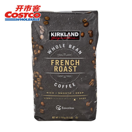 Costco 开市客 KIRKLAND 科克兰法式烘焙咖啡豆 1.13kg 商品图1