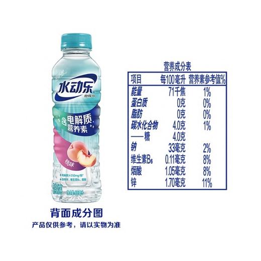 水动乐500ml桃味营养素饮料 商品图1