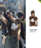 LEDIM WAN*G扑克植绒梅花小短tee071802 商品缩略图8