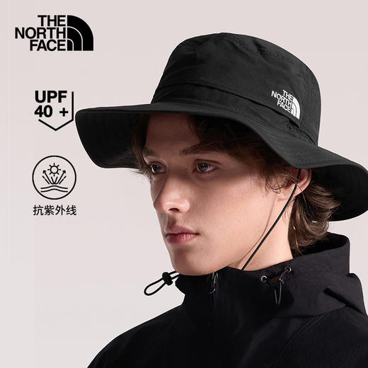 THE NORTH FACE北面渔夫帽男女同款2026秋冬新款户外防晒运动帽NF0A5FX6KY4 商品图1