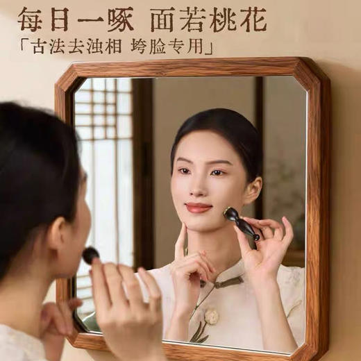 【甄选南美紫檀推】兰序 紫光檀朱雀三啄小莲蓬+南美紫檀经络美人推 七珠圆润按摩头 深层疏通经络 商品图6