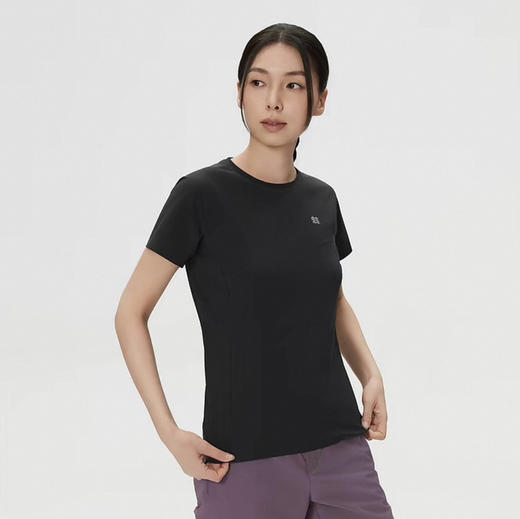 原单正品可*COLDBLACK系列女士凉感速干T恤071801 商品图2