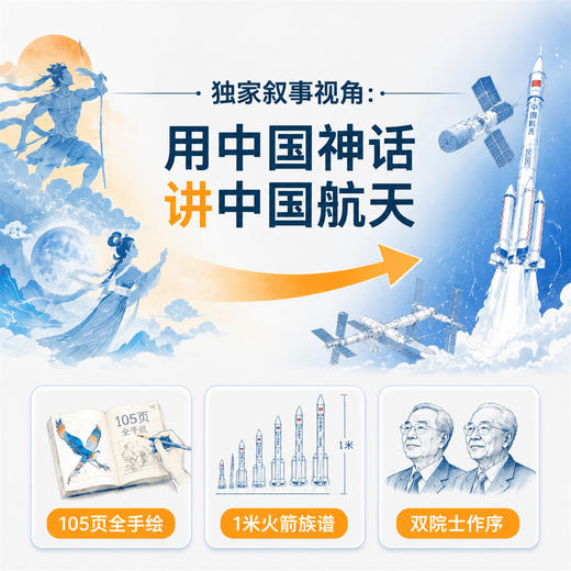 从盘古到“羲和”——中国人的太空梦/姚智恺 著/黄艳妮 绘/高校主题出版/浙江大学出版社 商品图3
