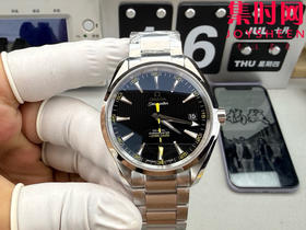 欧米茄VS海马150米系列 大黄蜂 3点位日历 Aqua Terra 150米腕表 8508一体机 男士腕表 表径41.5mm
