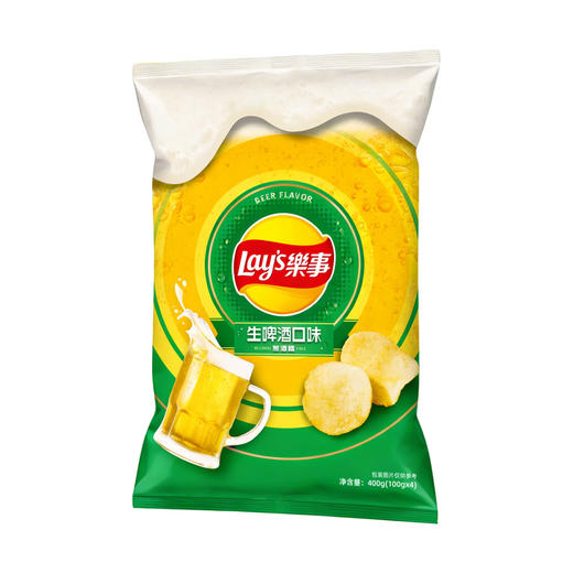 Costco 开市客 乐事生啤酒口味薯片 100g*4包 商品图1