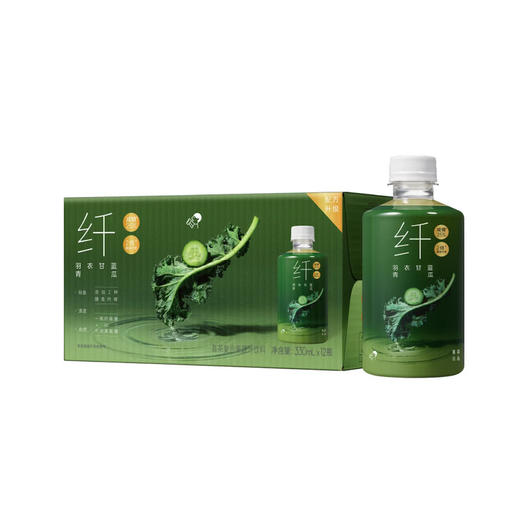 MM 山姆 喜茶 羽衣甘蓝青瓜复合果蔬汁饮料 330ml*6/12 商品图0