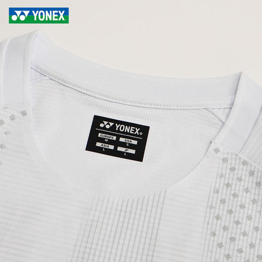 2026年新款YONEX尤尼克斯羽毛球服yy国羽系列大赛服1159026BCR男女同款舒适透气短袖 商品图1