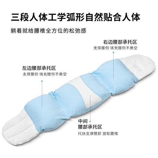 【填补悬空 贴合曲线 云朵般软弹承托腰椎】浅幼 安睡4.0护腰枕 商品图3