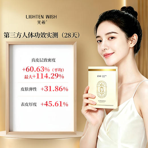 【老王推荐】光希女王礼盒套组 胶原灌注膜抗皱紧致舒缓保湿重组胶原蛋白面膜女王面膜 商品图2