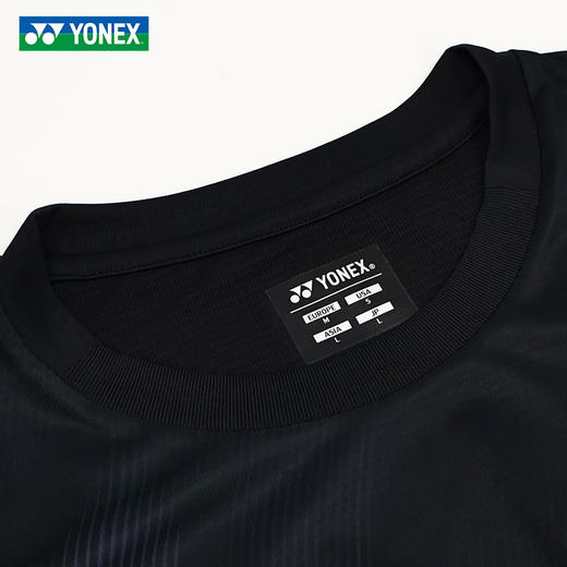 2026年新款YONEX尤尼克斯羽毛球服yy国羽系列1158826BCR男女同款运动速干短袖 商品图1