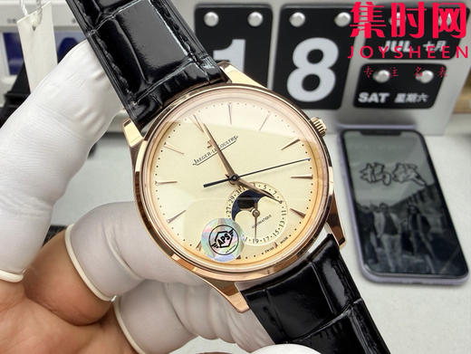 分APS新款月相大师 积家月相大师系列 男士腕表 表径39mm 玫金月相大师 商品图1