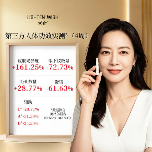 【老王推荐】光希瓷娃娃安瓶精华麦角硫因光蕴御颜安瓶精华液抗皱紧致保湿次抛1.6ml*7支/盒 商品图1