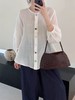 藏青天丝亚麻7分泡泡袖衬衫 | 2026年夏，流行藏青色，显白、显高级【3-7天发货】 商品缩略图4
