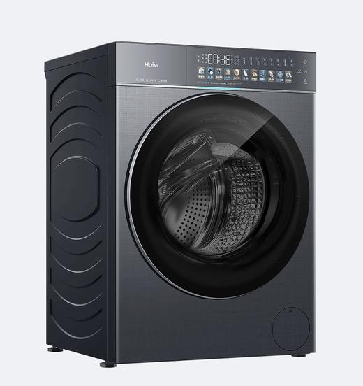 海尔 洗衣机 XQG120-BLEU78H8U1 滚筒洗衣机 12公斤 天悦系列 极夜灰 直驱变频 智能WiFi 智能投放 商品图1