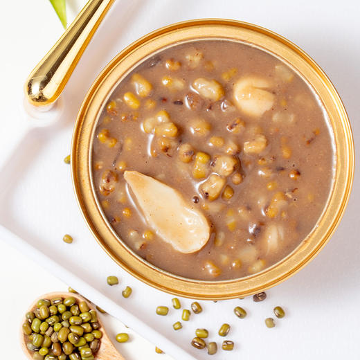 【甄选食材】鲜珥家 燕窝百合绿豆沙 165g*6碗/箱 清凉沁爽丰稠软糯 商品图2