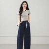 ‘高智感穿搭’！【亨弥--纯棉九分气球裤】甄选新疆棉面料，清凉垂顺不闷热，柔软亲肤松弛有度，立体剪裁垂感版型，显高显瘦修饰腿型，压褶高腰吊坠设计，通勤休闲出游皆可穿搭，下单赠送腰间吊坠。 商品缩略图9