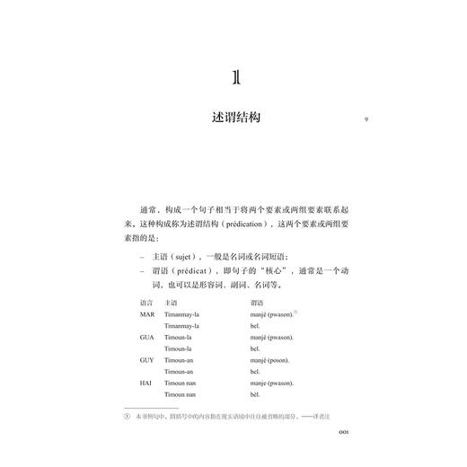 克里奥尔语句法比较：基于加勒比法语国家和地区/加勒比译丛/年轻的语法 丰富的诉说/罗伯特·达莫瓦索/赵晶/浙江大学出版社 商品图1