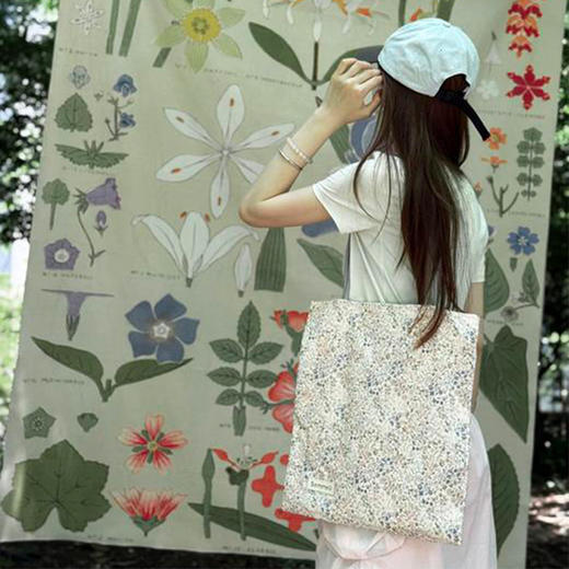 意大利轻奢Sommeill印花拼色帆布单肩包 捡漏收藏级设计款 「一包=四季百搭」(7-10天发货)【牛仔花朵预售15天发货】 商品图7
